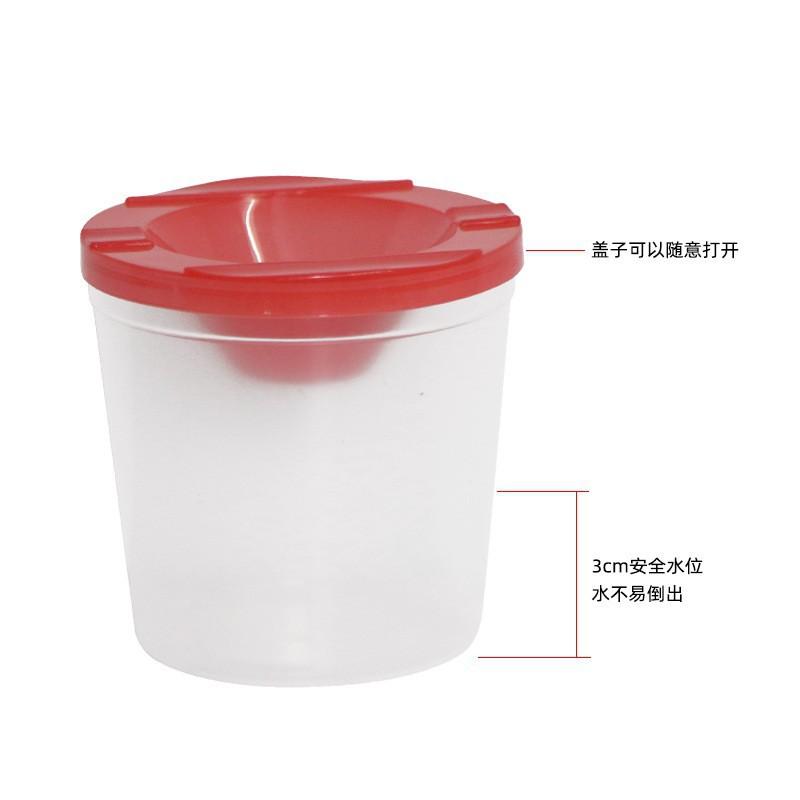 Paint Brush Washer - Leak- Brush Cleaning for Watercolor, Acrylic, Oil Painting - Portable Artist Brush Rinse Cup