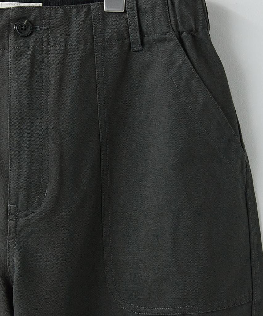 Leopeusaideu Elastic Fatigue Pants Charcoal
