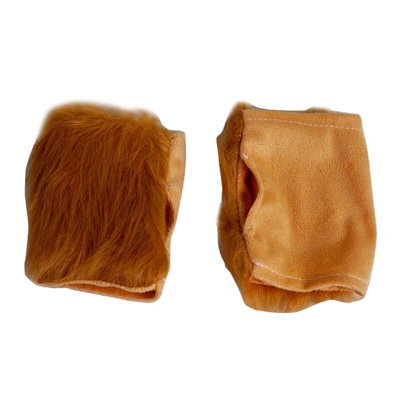 Animal Ears Headband Bowtie Tail Tutu Glove Plush Lion Costume Birthday Party Christmas Halloween Cosplay Costumes Props