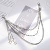 Gothic Star Waist Chain Metal Alloy Multi-layer Key Chains Fashion Jeans Chain  For Women Man