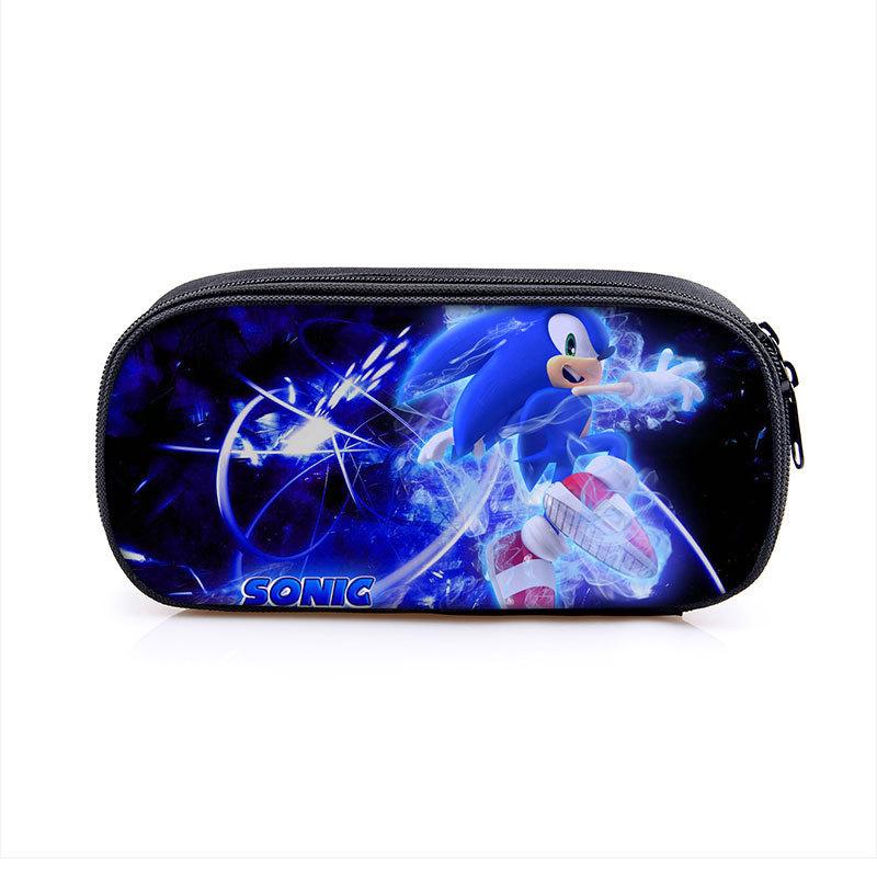 Elementary School Students Pencil Bag Vertical Square Simple Stationery Bag Large Capacity Pencil Bag