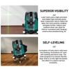 2/3/5 Lines Self-Leveling Laser Level 360° Rotatable Indoor Outdoor Green Radius Alternating Direct Horizontal Vertical Measuring Instruments