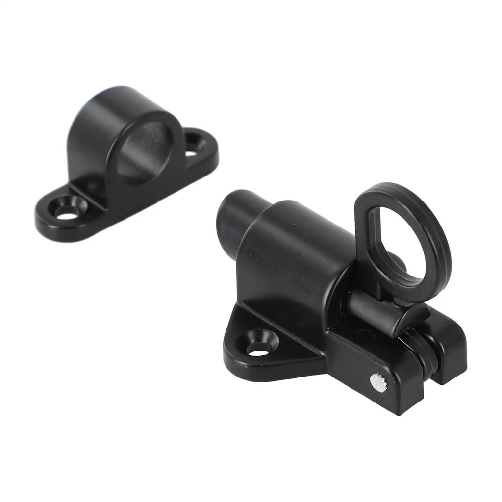 Spring Door Locks Drawer Latching Self-Closing Locks Security Automatic Gate Lock Aluminum Alloy Window Gate Security Pull
