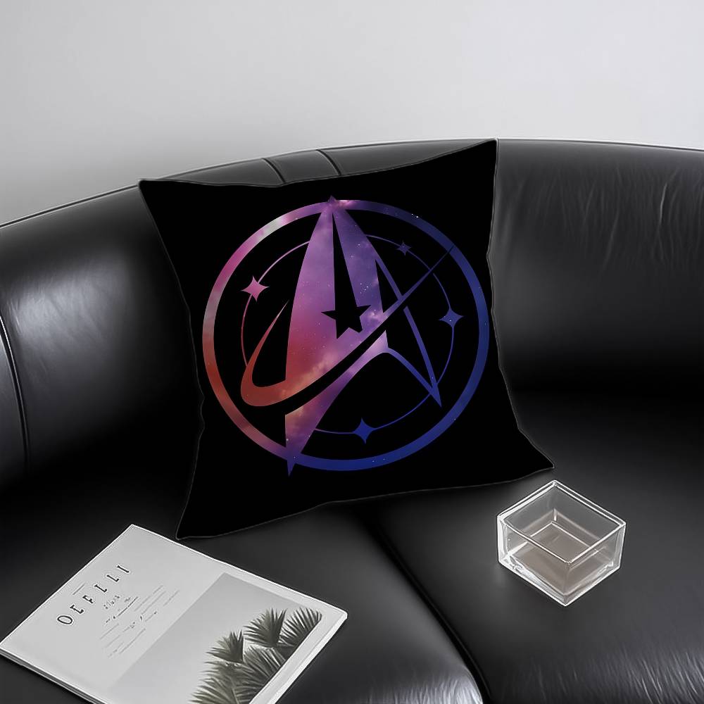 

S-Star T-Trek Ship Movie Pillow Case Anti-dustmite Invisible Zipper Sofa Bed 12x12Inch