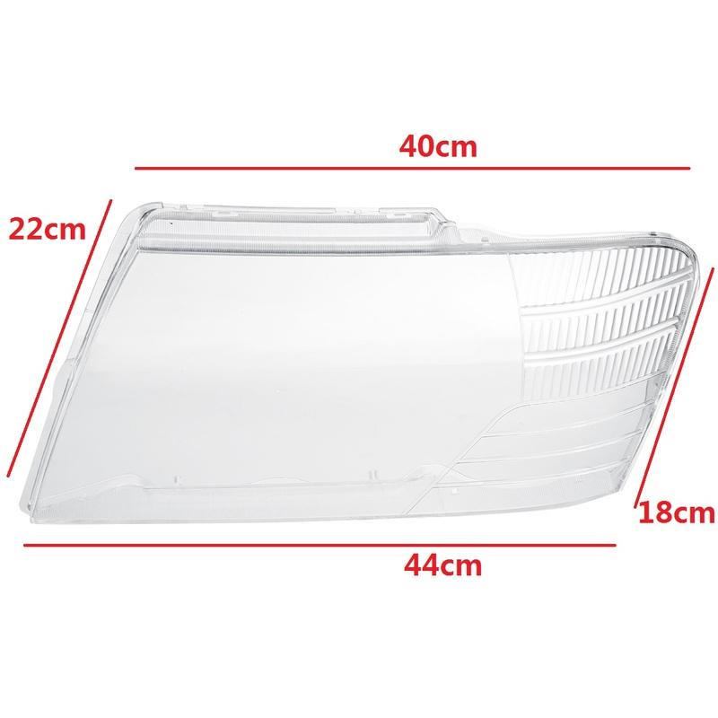 1PCS Head Light Lamps Shell Lampshade Lampshade Headlight Cover Lens Glass For Mitsubishi Pajero V73 V75 V77 2003-2007