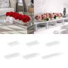 Clear Acrylic Flower Vase Rectangular Floral Arrangement Decorative Modern Wedding