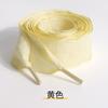 2.5cm Wide Ruffled Fish-Tail Flounce Single-Layer Shoelace in Colorful Black and White Wavy Trim