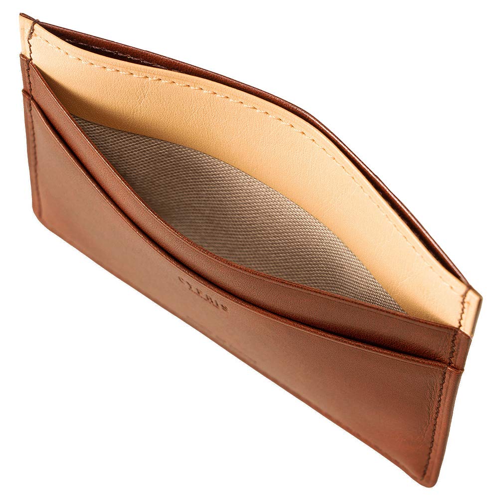 Cypris Slim Leather Card Thin Perfect Gift for Cha 8019 Case, Leather, Father's Day, Birthday, Boyfriend,