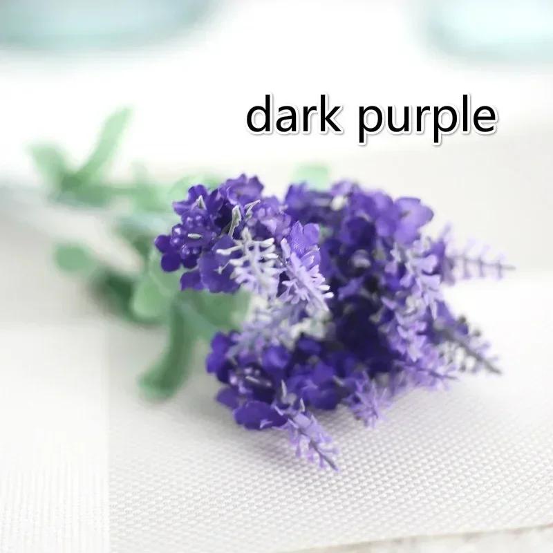 

1 шт. Искусственные цветы лаванды Листья Букет Домашний Свадебный Садовый Декор Цветы