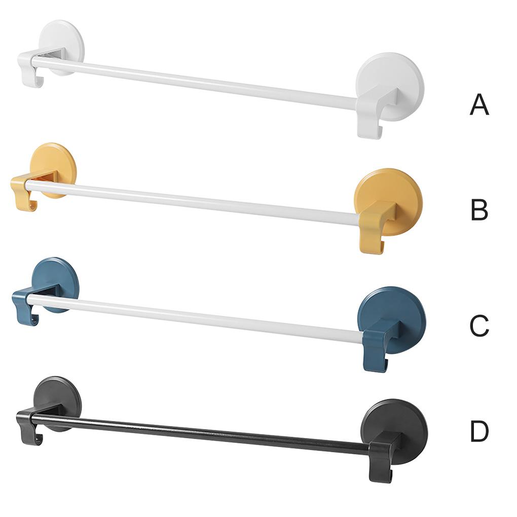 Bathroom Storage Rack Wall Mounted Towel Hanging Rack Plastic Toilet Holder Decoration