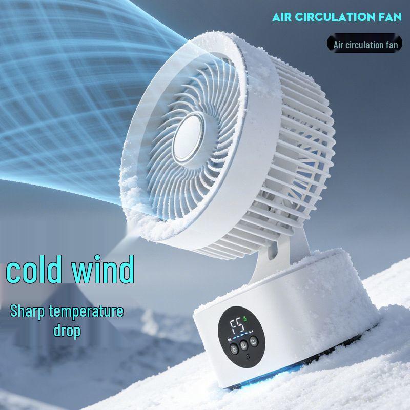 AI Smart Desktop Voice-Activated Air Circulation Electric Fan