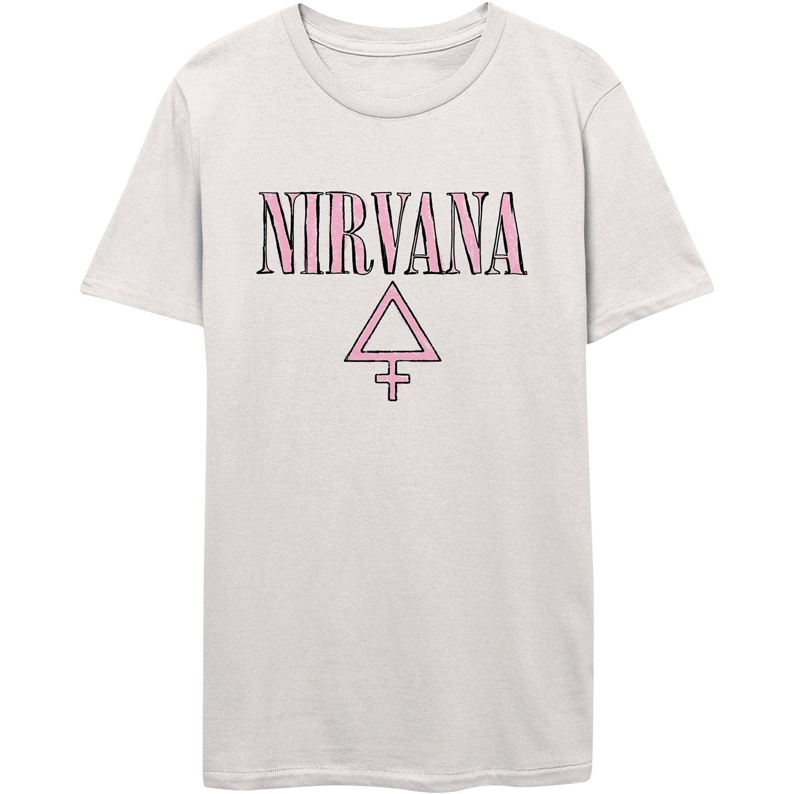 New Nirvana Ladies Slim Fit T-Shirt: Femme OFFICIAL sand XXXL