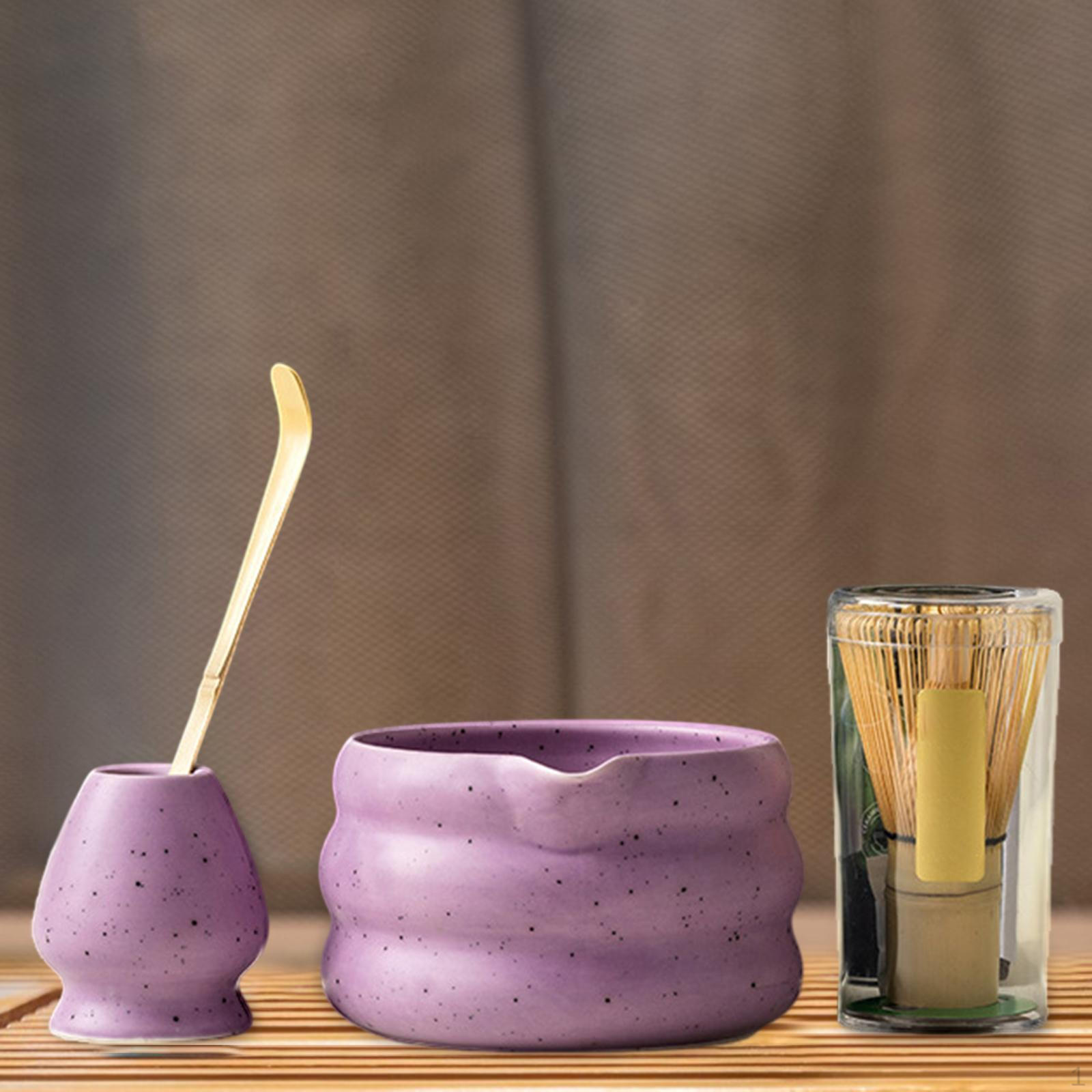 

4 предмета японский набор для матча венчик керамические подарки с чайной ложкой держатель для миски