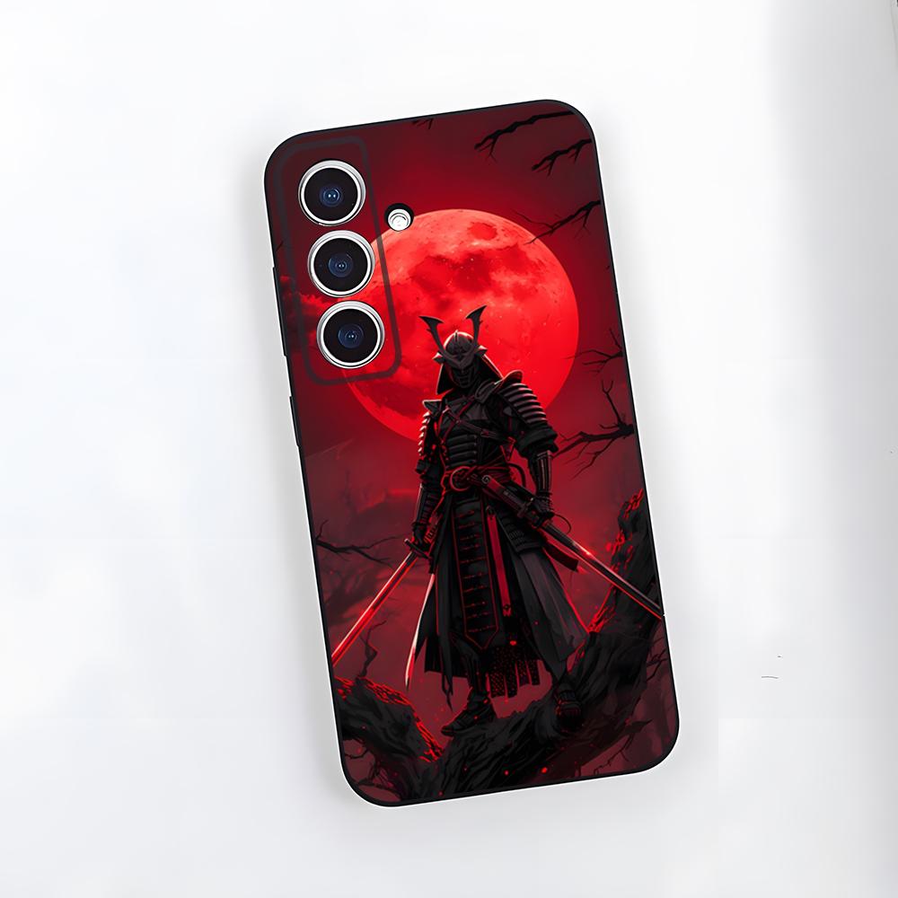 

Чохол для телефону Самурайська Маска Для Samsung A25 A13 A33 5G A54 A36 A35 A56 A52 A14 Ударостійкий М який Чохол Samsung A24 4G