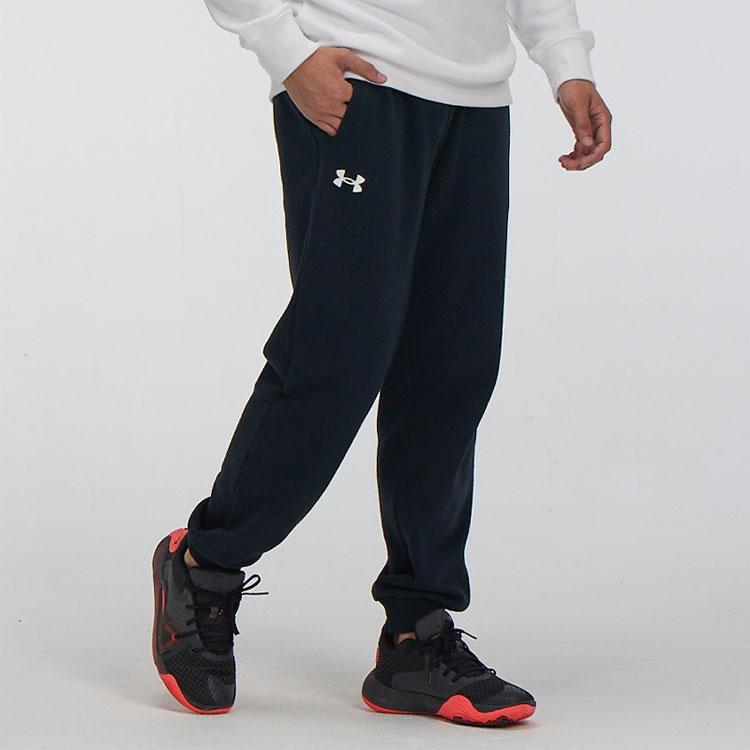 Under Armour Sports Knitted Training Competition Pants Women Bottoms Black 21600702-001