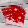 200 Pcs Holiday Baking Bags Christmas Organza Packaging Clear Self Sealing Bags for Mooncake Cookie Candy Food Self Adhesive146