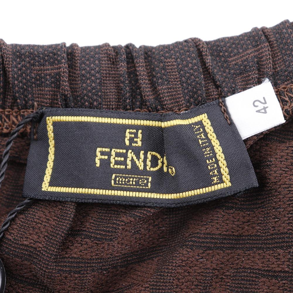 FENDI Zucca Mini skirt Brown Nylon Women Used