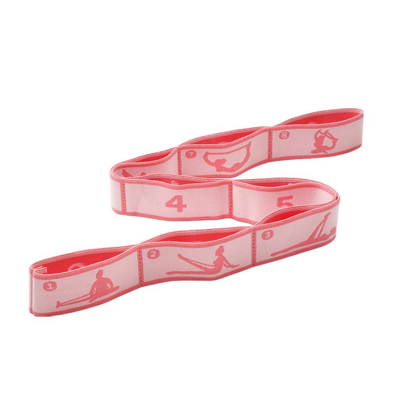 Durable And Safe Resistance Band Yoga Auxiliary Stretching Belt Adult Latin Training Elastic Bands Beginner Pilates Dance Loop Fitness Tension