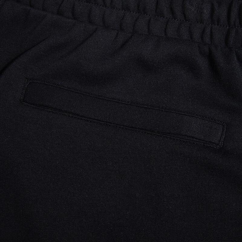Skechers Colorful Casual Series Solid Mid-Rise Cuffed Sports Pants Men Pants Carbon-Black L323M020-0018