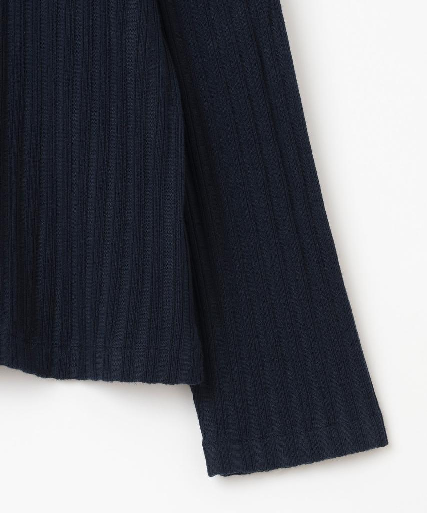 MILLO ARCHIVE Draft Henley Neck Knit [Navy]