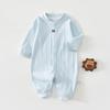 Tagless Pure Cotton Long Sleeve Baby Bodysuit - All Seasons Infant Jumpsuit & Crawling Pajamas