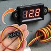 1/10pcs Mini LED Digital Voltage Meters Volt Voltage Panel Meter Red/Blue/Green Auto Car Mobile Power Volt Detector Instrument