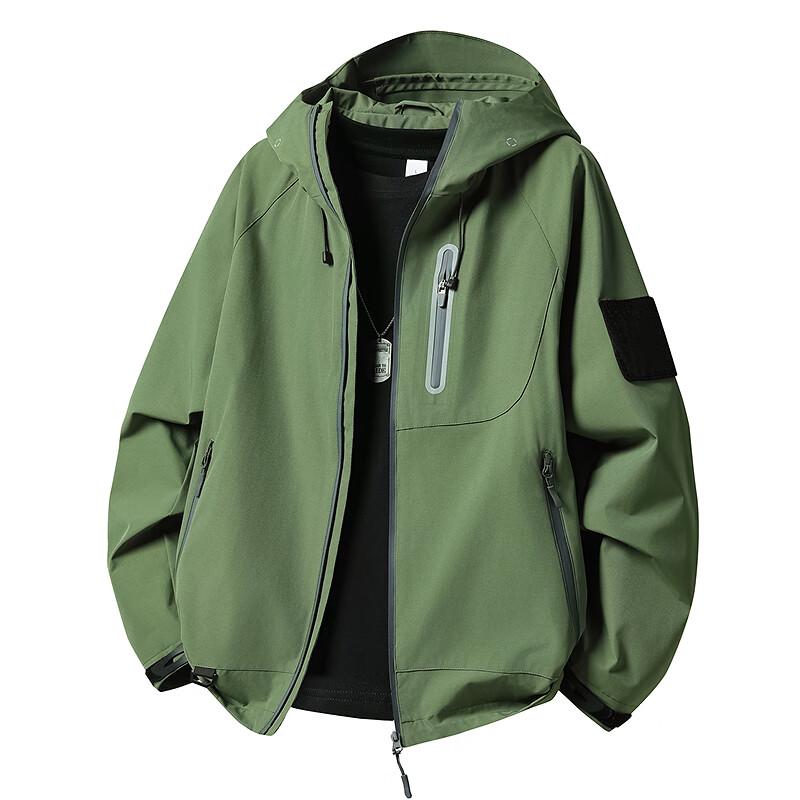 

FAPAI Men s Outdoor Hooded Jacket L