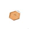 Pot Drainage Tray Multiple Shapes Bamboo Waterproof Round Plant Saucer for Indoor,