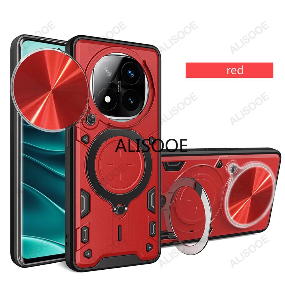 Kryt Slide Camera pro Redmi Note 14 / 14 Pro Plus 5G Global, pouzdro s kroužkem a stojánkem, ochranný kryt pro Xiaomi Redmi Note 14 Pro 5G, Capa