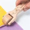 Tool Pressing Wheel Beech-Wood Seam Roller Wallpaper Roller Press Quilting Tool Roller Roll