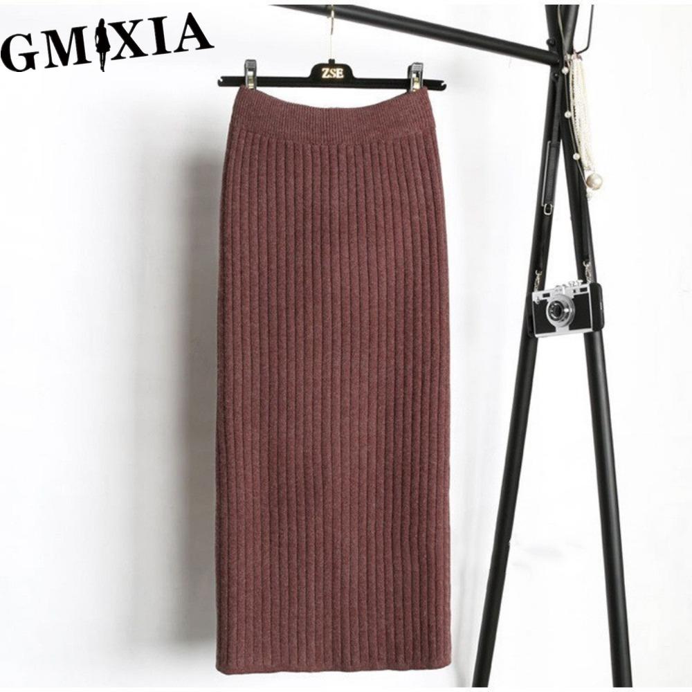 

GMXIA Женская Модная Повседневная Летняя Весенняя Юбка для Отдыха 75cm кофейный