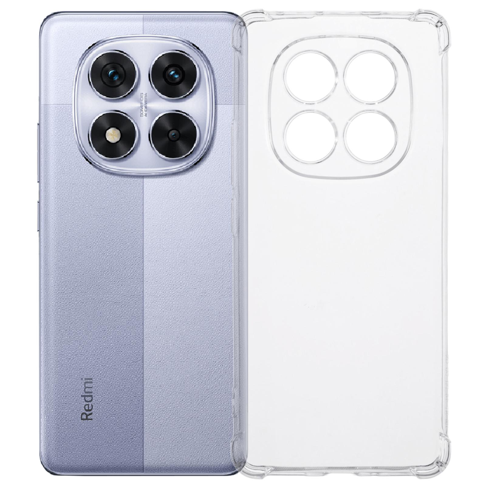 

Для Xiaomi Redmi Note 14 Pro 5G/Poco X7 5G Чохол для телефону Посилені чотири кути Протиударний Прозорий ТПУ чохол Style A