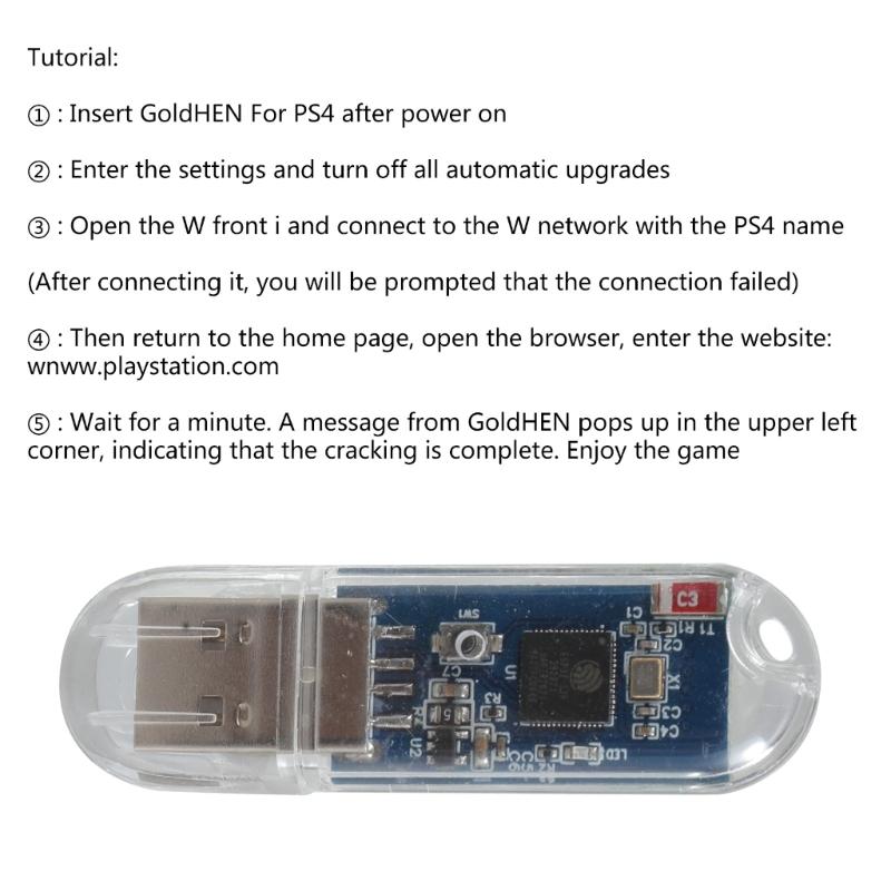 USB Adapter for P4 9.0 Wifi Plug-free USB Electronic Dog Receiver One-key Crack ESP32 Support Plug & Use