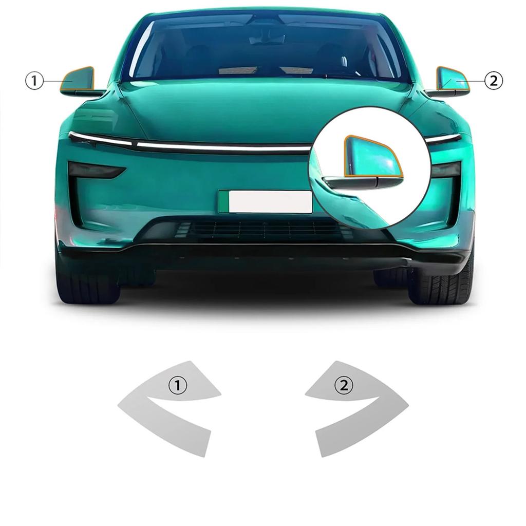 For Tesla Model Y Juniper 2025 2026-UP PPF Car Film Protective Film Front Door Rear Door Extended Bumper Lamp Car TPU Vinyl Wrap