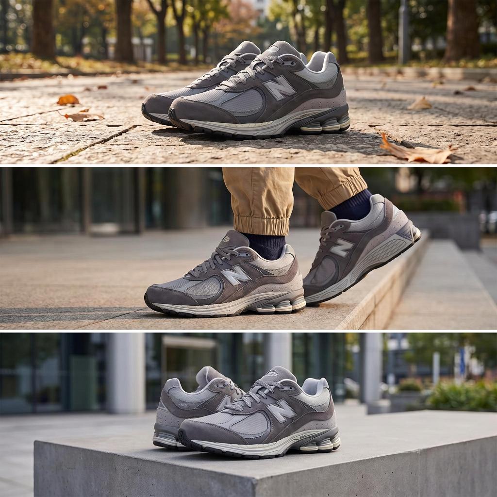 New Balance Sneakers Unisex 2002R Castlerock Raincloud Ripstop Grigio U2002RTF