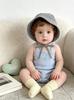 Sommer Baby Trage Strampler Jacquard Nahtlos Reine Baumwolle Dünn Atmungsaktiv Netz Dreieck Strampler Krabbelkleidung Einteiler