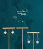 Zhongmeida Creative Metal Earring Display and Storage Rack
