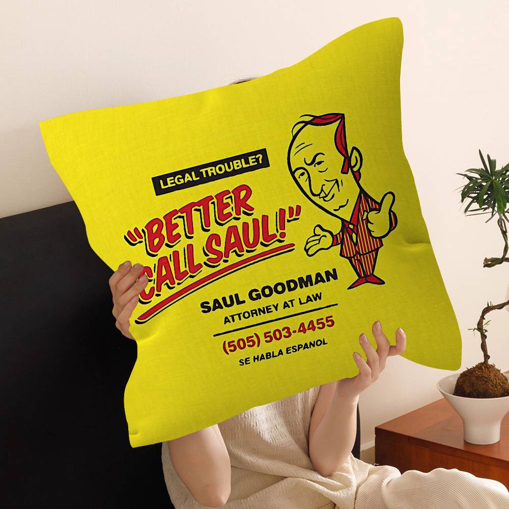 Classic Better Call Saul Pillow Cover For Bedroom Room And Living Room Sofa Decorative Cushion Cover