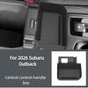 Center Console Storage Organizer For 2026 Subaru Outback Car Interior Storage Box Tray Auto Modification Accessories