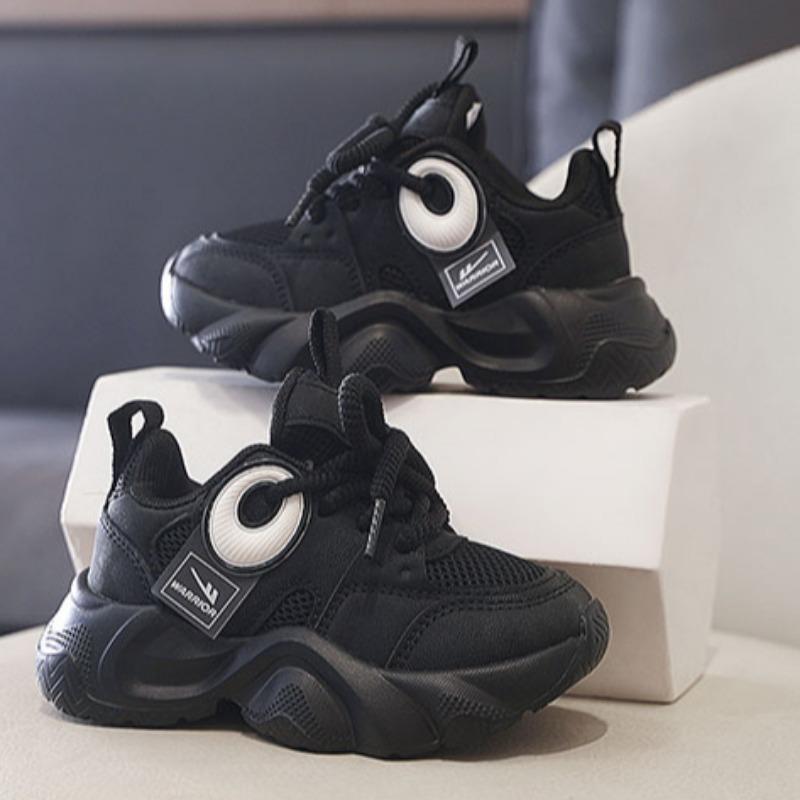 WARRIOR Classmate Girls Princess Sneakers Spring and Autumn New Children's Lightweight Dad Shoes Boys Mesh Running Shoes