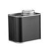 Coffee Canister PU Leather Storage Organizer for Grain Loose Tea Rice Black