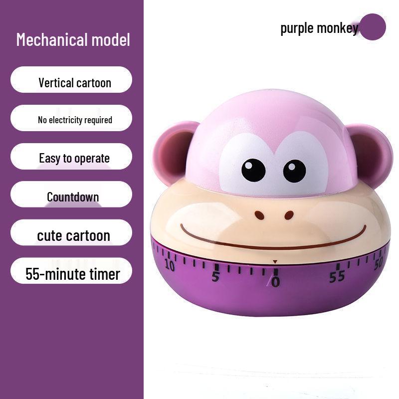 Children's Dual-Use Timer: Alarm Clock & Kitchen Reminder for Study and Self-Discipline