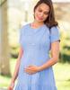 Seraphine GENEVIE Casual Maternity Blue Dot Pattern Women's Dress,