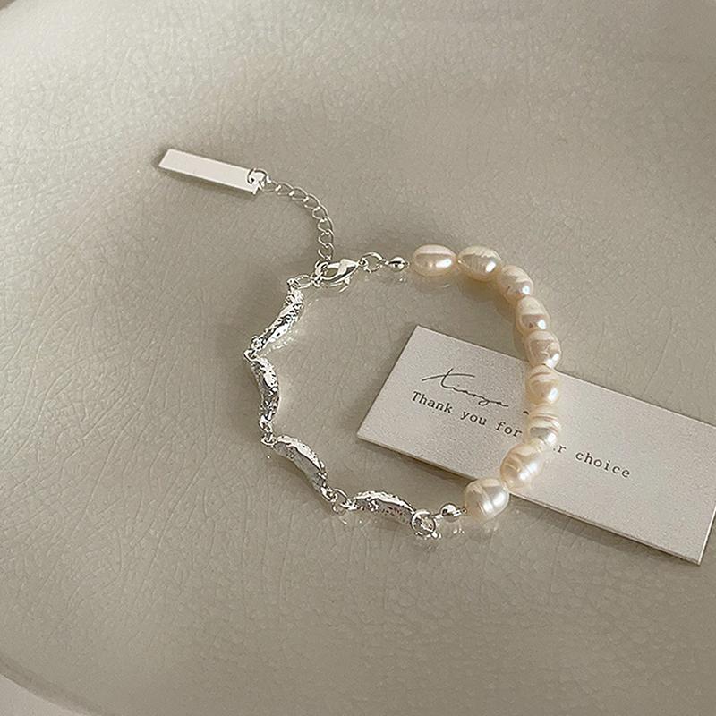 

Винтажный минималистский жемчужный металлический браслет дизайн повседневные ювелирные изделия аксессуары