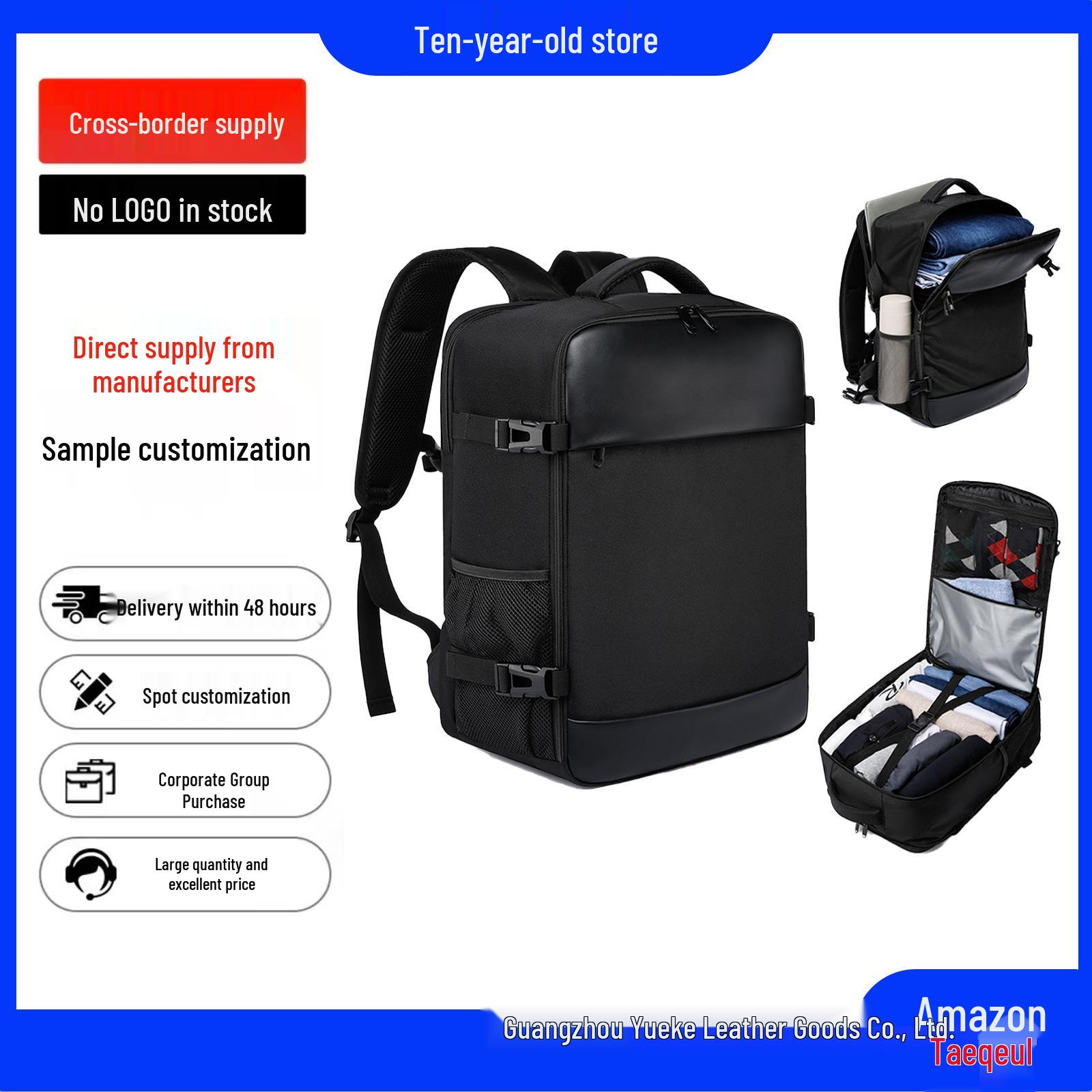 

Water-Repellent European Travel Backpack - Lightweight, Outdoor Carry-On 45x20x35 cm