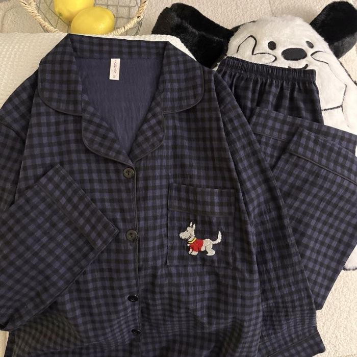 Dámský bavlněný pyžamový set Mickey - Jaro/Podzim Svetr & Dlouhé kalhoty