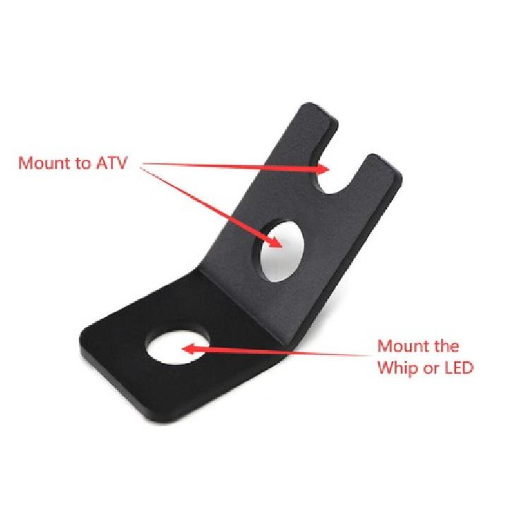 LED Backup/Reverse Lights Mounting Brackets For 14-up Polaris RZR XP 1000, 900