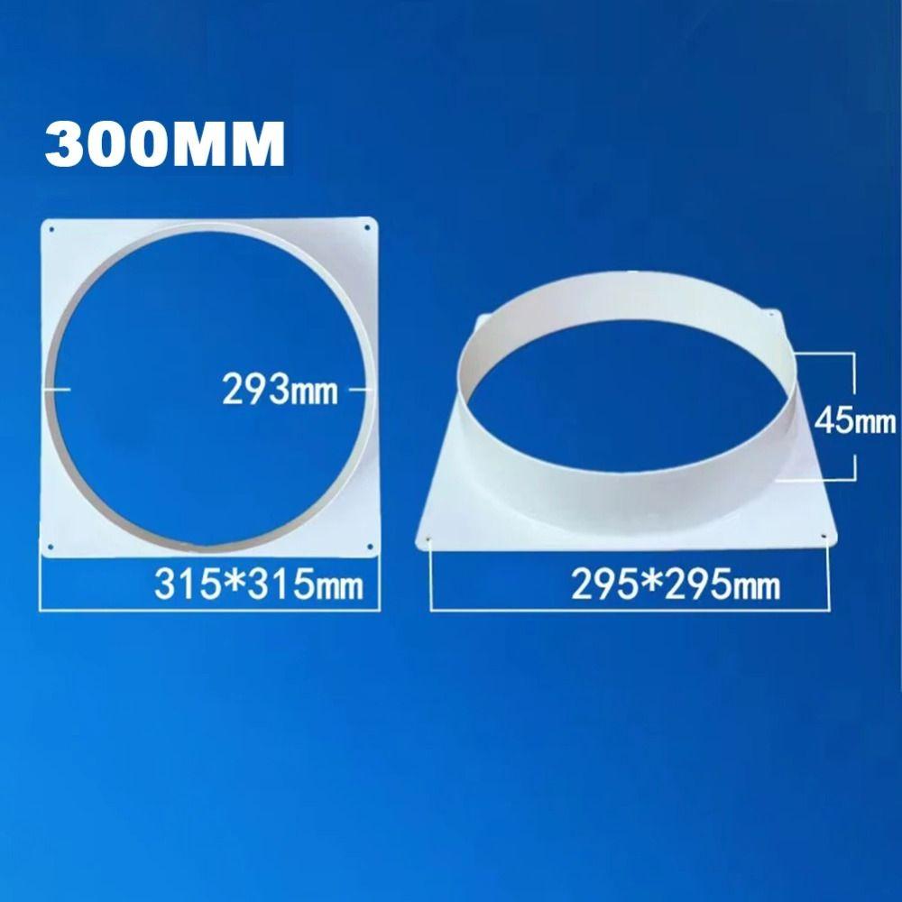 1Pcs Flange Air Vent Duct Connector Straight Ventilation Pipe Durable Air Outlet Adapter