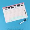 Erasable Staff Whiteboard Piano Sheet: Treble Clef Learning Pad for Music Teaching