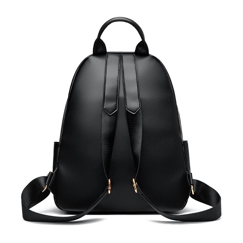 Rucksack, Studenten-Schultasche mit großer Kapazität aus weichem Leder, Outdoor-Reiserucksack, Damentasche